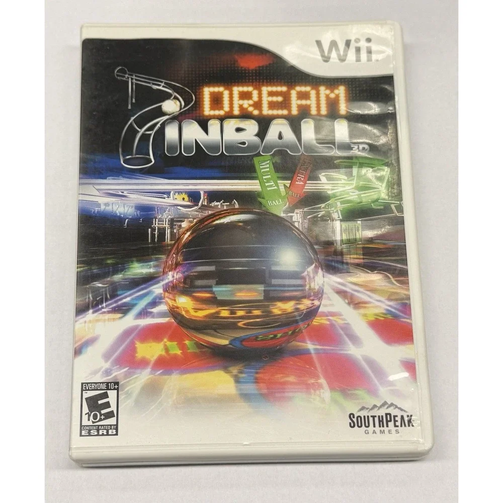 Dream Pinball 3D Video Game Nintendo Wii